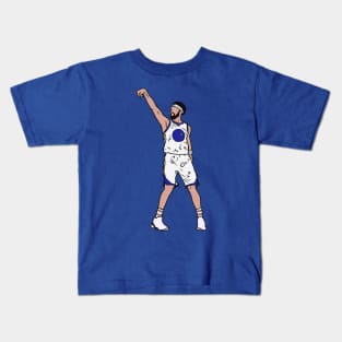 Klay Thompson Holds The Release Kids T-Shirt